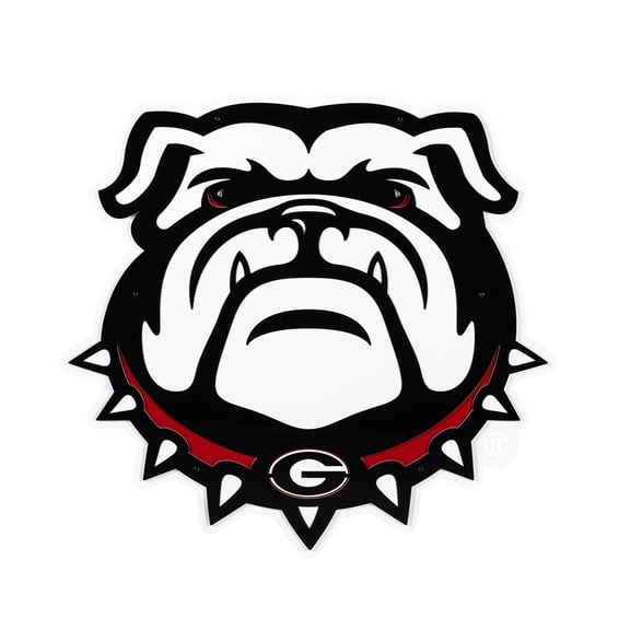 Georgia Bulldogs 23" Layered Metal Wall Art Sign