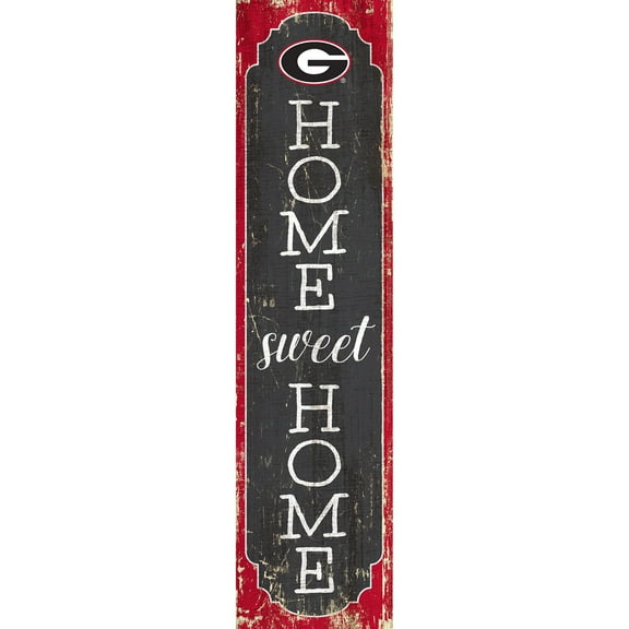 Georgia Bulldogs 24" Home Sweet Home Leaner Sign