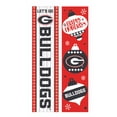 thumbnail image 1 of Georgia Bulldogs 47" Double Sided Christmas Leaner Fan Sign, 1 of 1
