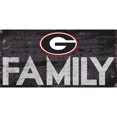 thumbnail image 1 of Georgia Bulldogs 6'' x 12'' Family Sign, 1 of 1