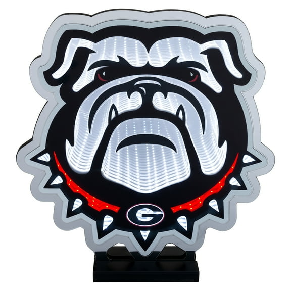 Georgia Bulldogs LED Infinity Logo Light