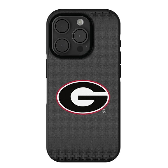 Georgia Bulldogs Linen Logo iPhone Bump Case