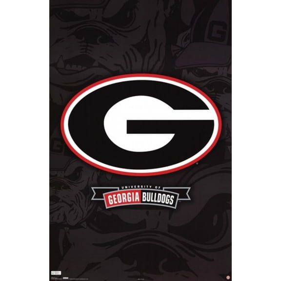Georgia Bulldogs - Logo Laminated Poster Print (24 x 36)