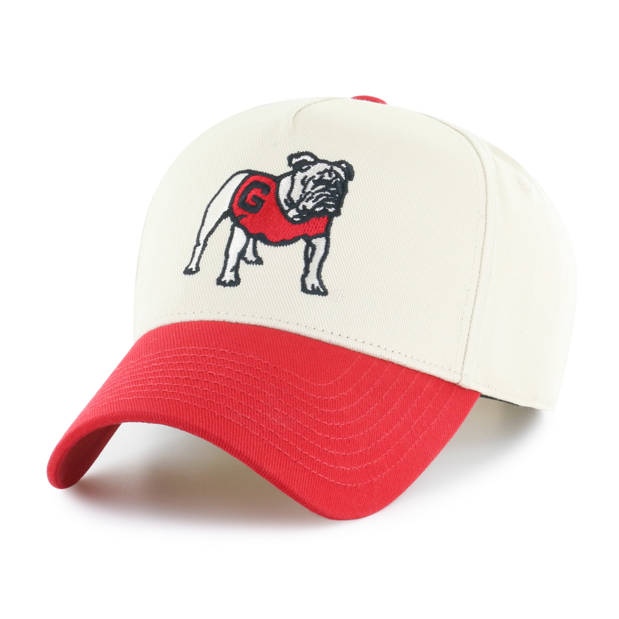 NCAA Georgia Bulldogs Two Tone Pinch Front Adjustable Hat
