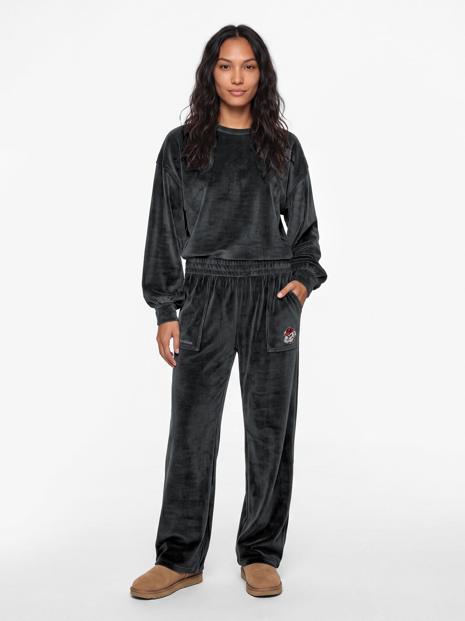 Georgia Bulldogs Reebok Womens Fashion Fit Fleece Pant