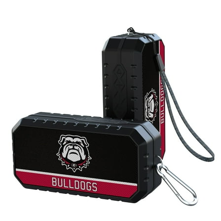 Georgia Bulldogs Secondary Logo End Zone Water Resistant Bluetooth Speaker