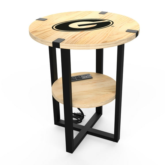 Georgia Bulldogs 18" Side Table with Charger