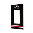 thumbnail image 1 of Georgia Bulldogs Stripe Design Single Rocker Light Switch Plate, 1 of 4