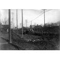 thumbnail image 1 of Georgia Chain Gang.Nprisoners With Two Mules Work On Roadbed Between Electrical And Telephone Poles Georgia, 1 of 4