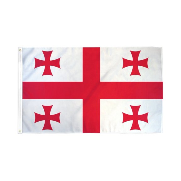 Georgia (Country) Flag 3x5ft Poly