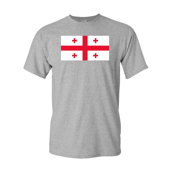 Georgia Country Flag Adult DT T-Shirt Tee