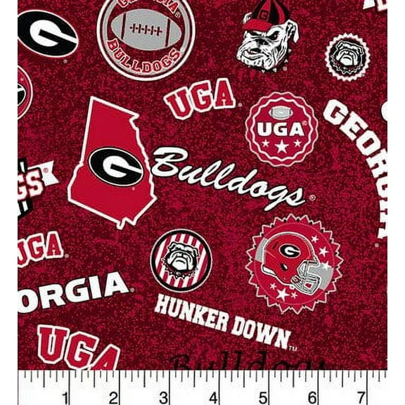Georgia GA-1208 Home State 100% Quilting Cotton, by the yard