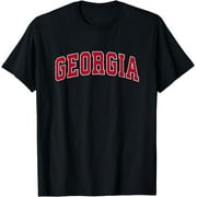 Georgia GA Athletics Vintage Logo T-Shirt: Classic Sports Fan Retro Tee