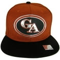 thumbnail image 1 of Georgia GA Oval Style Cotton Adjustable Snapback Baseball Cap (Red/Black), 1 of 4