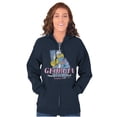 thumbnail image 1 of Georgia GA Southern Belle Smurfette Zip Hoodie Sweatshirt Women Brisco Brands S, 1 of 6