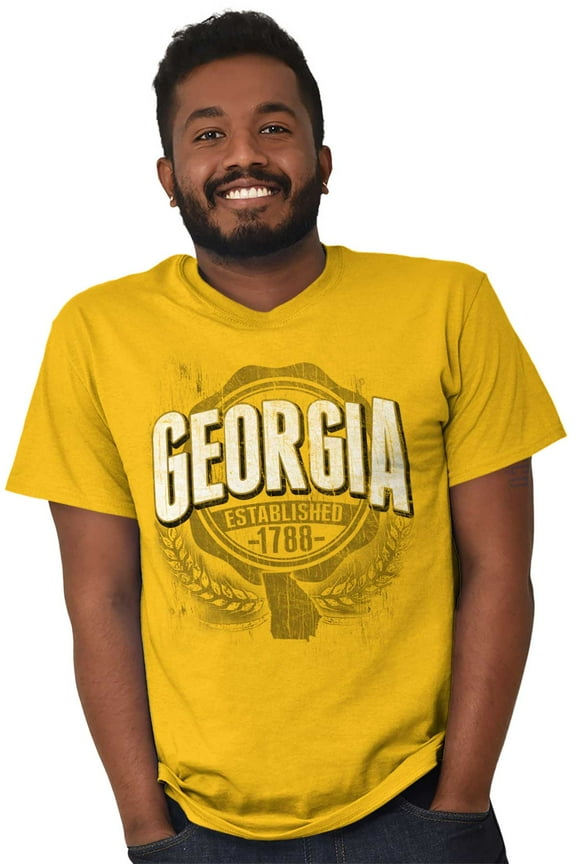 Georgia GA Student Campus Pride Men's Graphic T Shirt Tees Brisco Brands L