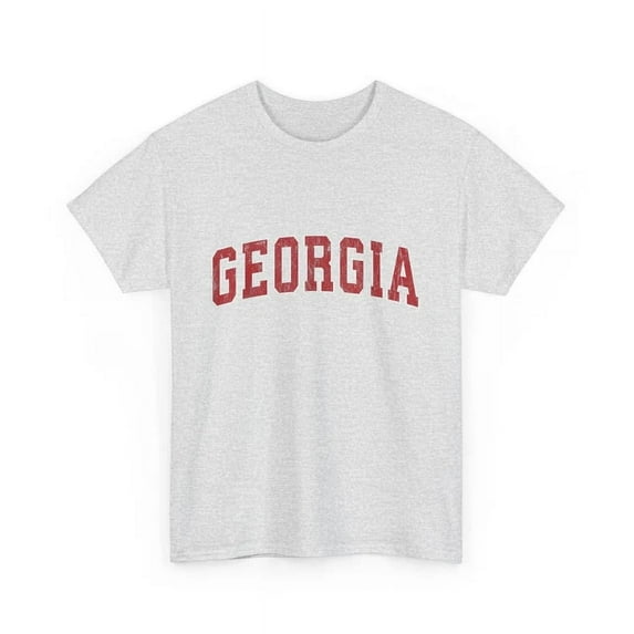 Georgia Ga Vintage Athletic Sports Red Style T-Shirt Unisex S-5XL Hot Trending Shirt, Vintage Birthday Gift