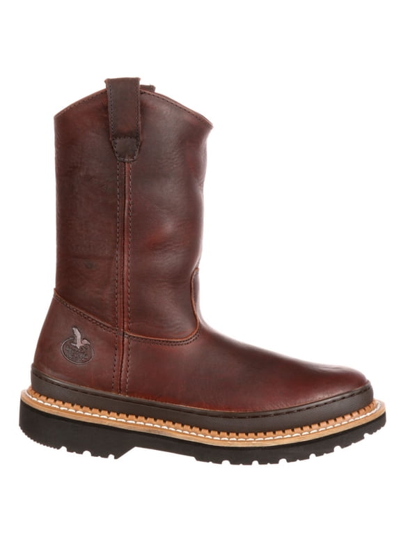 Georgia Giant 11" Soggy Brown Wellington Work Boot, Soggy Brown, Size 11.5(W)