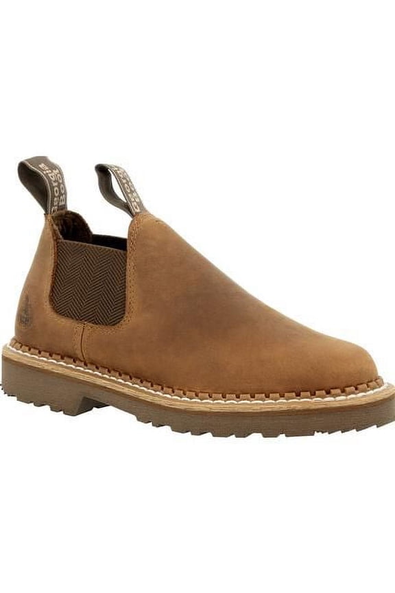 Women's 3" Georgia Giant Revamp Soft Toe Romeo Work Shoe Brown - GB00431