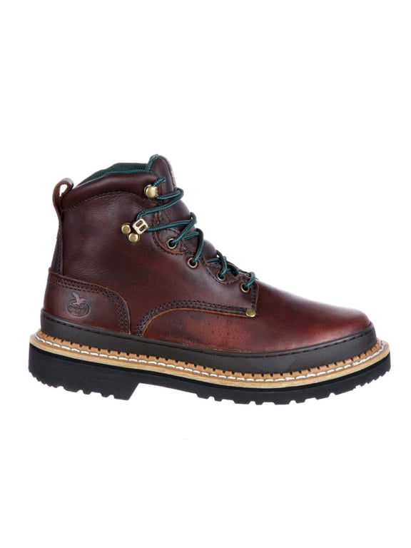 Georgia Giant 6" Soggy Brown Work Boot, Brown, Size 11(M)