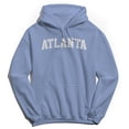 thumbnail image 1 of Georgia Graphic Light Blue Men's Cotton Pullover Hoodie, 1 of 1