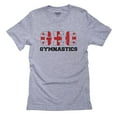 thumbnail image 1 of Georgia Gymnastics - Olympic Games - Rio - Flag Men's Grey T-Shirt, 1 of 2