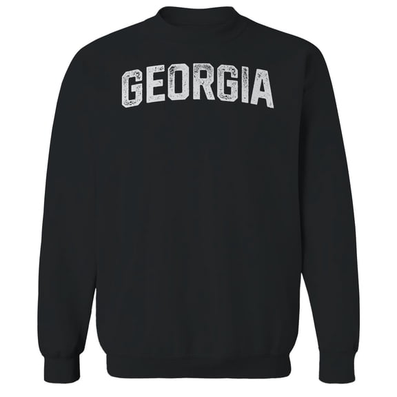 Mississippi Graphic Black Men's Crewneck Sweatshirt