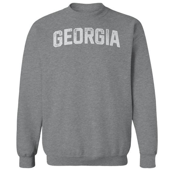 Georgia Humor Graphic Sport Grey Men's Crewneck Sweatshirt