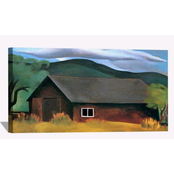 Georgia Keeffe Paintings Enlarged Flowers Wall Art My Shanty Framed Canvas Art