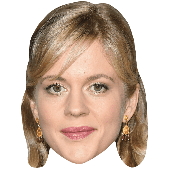 Georgia King (Fringe) Celebrity Mask, Flat Card Face, Fancy Dress Mask