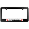 thumbnail image 1 of Georgia Love with Hearts License Plate Frame, 1 of 1