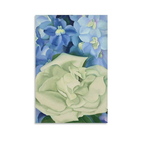 Georgia O'Keeffe Abstract Flowers Painter Canvas Art Poster and Wall Art Picture Print Modern Family bedroom Decor Posters 24x36inch(60x90cm)