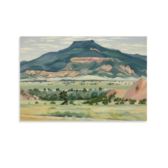 Georgia O'Keeffe Abstract Painter Artwork Canvas Wall Art Prints Poster Gifts Photo Picture Painting Posters Room Decor Home Decorative 12x18inch(30x45cm)