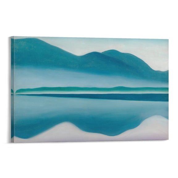 Georgia O'Keeffe Abstract Painter Painting Landscape Canvas Art Poster and Wall Art Picture Print Modern Family bedroom Decor Posters 08x12inch(20x30cm)