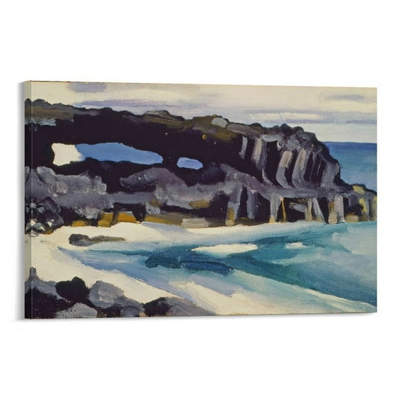 Georgia O'Keeffe Abstract Painter Painting Sandbeach Wall Art Poster Gifts Bedroom Prints Home Decor Hanging Picture Canvas Painting Posters 08x12inch(20x30cm)