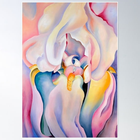 Georgia O'Keeffe Art Poster Wall Art, Modern Wall Decor For Living Room Bedroom, 8x12 UNFRAMED