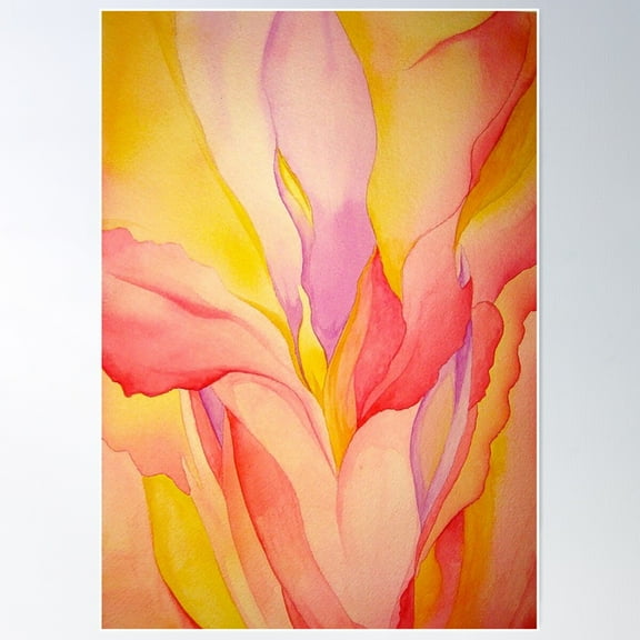 Georgia O'Keeffe Art Poster Wall Art, Modern Wall Decor For Living Room Bedroom, 8x12 UNFRAMED