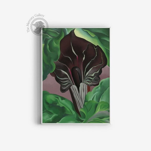 Georgia O'Keeffe Jack In Pulpit No.2 Print Home Wall Decor