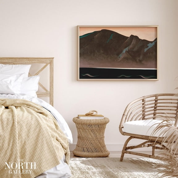 Georgia O’Keeffe Mountain At Bear Lake Print Modern Southwest Art