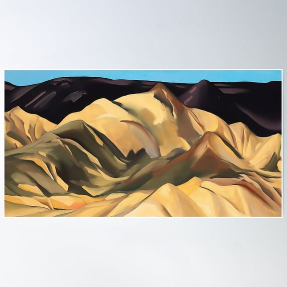 Georgia O'Keeffe Poster Wall Art, Modern Wall Decor For Living Room Bedroom, 8x12 UNFRAMED