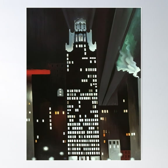 Georgia O'Keeffe Poster Wall Art, Modern Wall Decor For Living Room Bedroom, 8x12 UNFRAMED