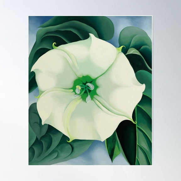 Georgia O'Keeffe Poster Wall Art, Modern Wall Decor For Living Room Bedroom, 8x12 UNFRAMED