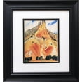 thumbnail image 1 of Georgia O'Keeffe "The Cliff Chimneys" Art Print Custom Framed New Generic, 1 of 3