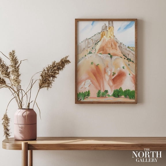 Georgia O'Keeffe The Cliff Chimneys Giclee Poster Print Iconic Landscape Art Famous Paintings Art Lover New Home Poster Wall Art for Decor Present