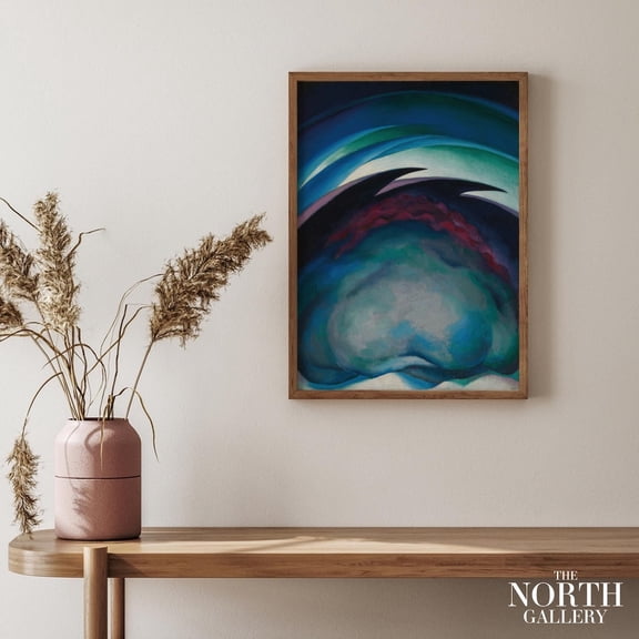 Georgia Okeeffe Print Series 1 From The Plains Iconic Landscape Art Famous Paintings Housewarming Gift