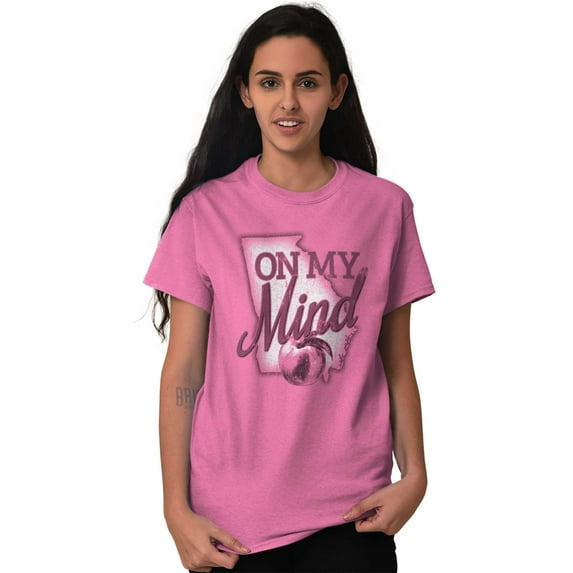 Georgia On My Mind GA Southern Belle Women's Plus Size Graphic Tee Brisco Brands 5X