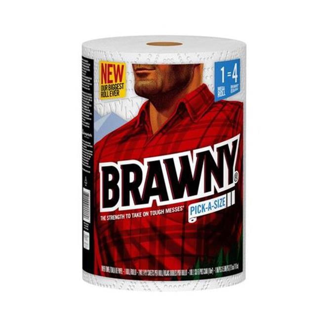 Pacific 106817 Brawny Paper Towel Roll, Pack of 4