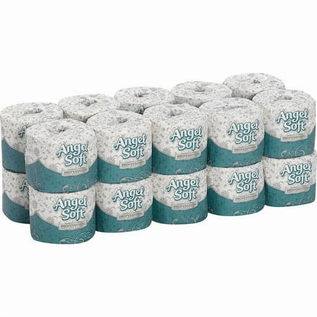 Angel Soft® Professional Series by GP Pro Premium 2-Ply Embossed Toilet Paper, 450 Sheets Per Roll, 20 Rolls Per Case