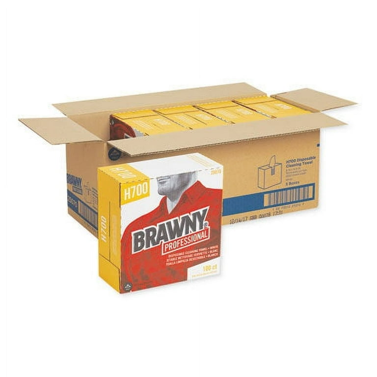 Medium Weight HEF Shop Towels, 9 1/8 x 16 1/2, 100/Box, 5 Boxes/Carton Medium Weight HEF Shop Towels, 9 1/8 x 16 1/2, 100/Box, 5 Boxes/Carton