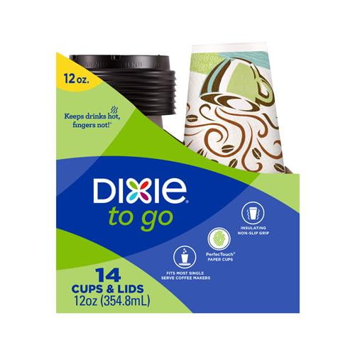 Georgia Pacific 43211 14-Pk. Coffee Cups with Lids, 12-oz.